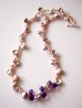 画像2: 14KGF　amethyst　pearl necklace (2)