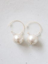 14KGF　  cotton pearl crystal　pierce　