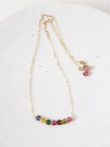 14KGF 　tourmaline necklace