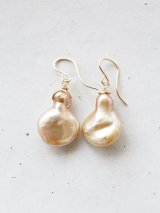 14KGF　 champagnegold 　baroque pearl pierce