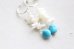 画像2: SILVER925　turquoise coral pierce (2)