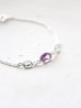 画像1: SILVER925　topaz　amethyst　bracelet (1)