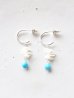 画像1: SILVER925　turquoise coral pierce (1)