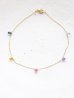 画像1: (14kgf)sapphire　anklet (1)