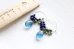 画像2: 14KGF　flowlignt turquoise lapis lazuli hoop piece (2)