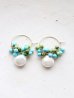 画像1: 14KGF　 pearl turquoise  impression piece (1)