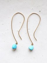 14KGF　Sleeping Beautyturquoise pierce