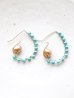 画像1: 14KGF　turquoise  pearl piece (1)