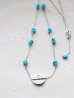 画像1: SILVER925　turquoisepierce necklace (1)