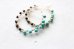 画像2: 14KGF black spinel　 turquoise pierce (2)