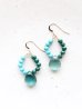 画像1: 14KGF　turquoise malachite pierce (1)