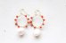 画像2: 14KGF coral pearl　pierce (2)