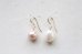 画像2: 14KGF white＆pinkpearl　pierce (2)