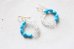 画像2: 14KGF　Sleeping beautyturquoise Wpoint　quartz pierce (2)