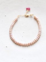 14KGF　pinkpearl　bracelet