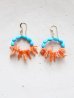 画像1: 14KGF　Sleeping beautyturquoise coral  pierce (1)