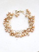 14KGF　　pearl bracelet
