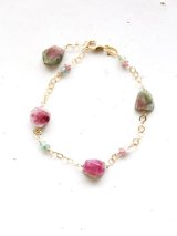 14KGF　tourmaline  bracelet