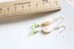 画像5: 14KGF peridot shell pierce (5)