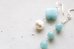 画像3: SILVER925　amazonite　pearl pierce (3)