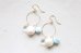 画像3: (14kgf) larimar　pearｌ　crystal　hooppierce  (3)