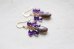 画像2: 14KGF　brownmoonstone amethyst pierce  (2)