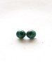 画像1: 14KGF malachite　cabochonpierce  (1)