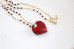 画像3: 14KGF amber heart necklace (3)
