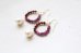 画像2: 14KGF ruby  garnet　akoyapearl pierce  (2)