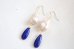 画像2: 14KGF lapis lazuli pearlpierce  (2)