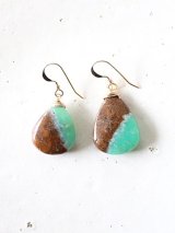 14KGF chrysoprase　pierce 