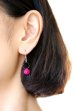 画像2: 14KGF　shockingpink＆black　pierce  (2)