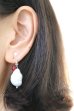 画像2: SILVER925　amber　pearl　earrings (2)