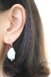 画像2: SILVER925　amber　pearl　earrings (2)