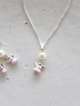 SILVER925　angel pearl necklace [nc335] 