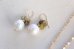 画像2: garnet pearl pierce necklace set (2)