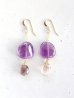 画像1: 14KGF elestial amethyst  pierce (1)