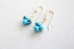 画像2: 14KGF turquoise pierce (2)