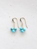 画像1: 14KGF turquoise pierce (1)