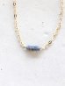 画像1: 14KGF　blackopal necklace  (1)