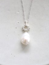 SILVER925　 pearl　necklace 