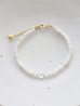 画像1: 14KGF  moonstone aquamarine bracelet (1)