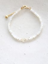 14KGF  moonstone yellowberyl  bracelet