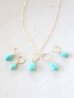 画像1: 14KGF　Sleeping beautyturquoise　necklace　 (1)