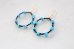 画像2: 14KGF turquoise black spinel pierce (2)