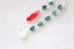 画像2: 14KGF turquoise moonstone  pierce (2)