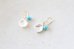 画像2: 14KGF turquoise pearl pierce (2)