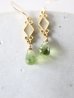 画像1: 14KGF　peridot　 pierce (1)