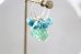 画像4: 14KGF turquoise flowlight  pierce (4)