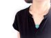 画像2: SILVER925　 turquoise　necklace  (2)